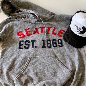 Vintage Styled Seattle Hoodie